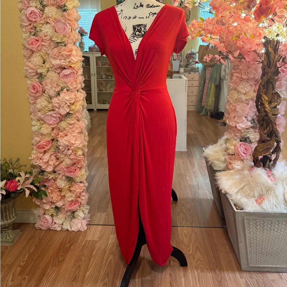 Red dress